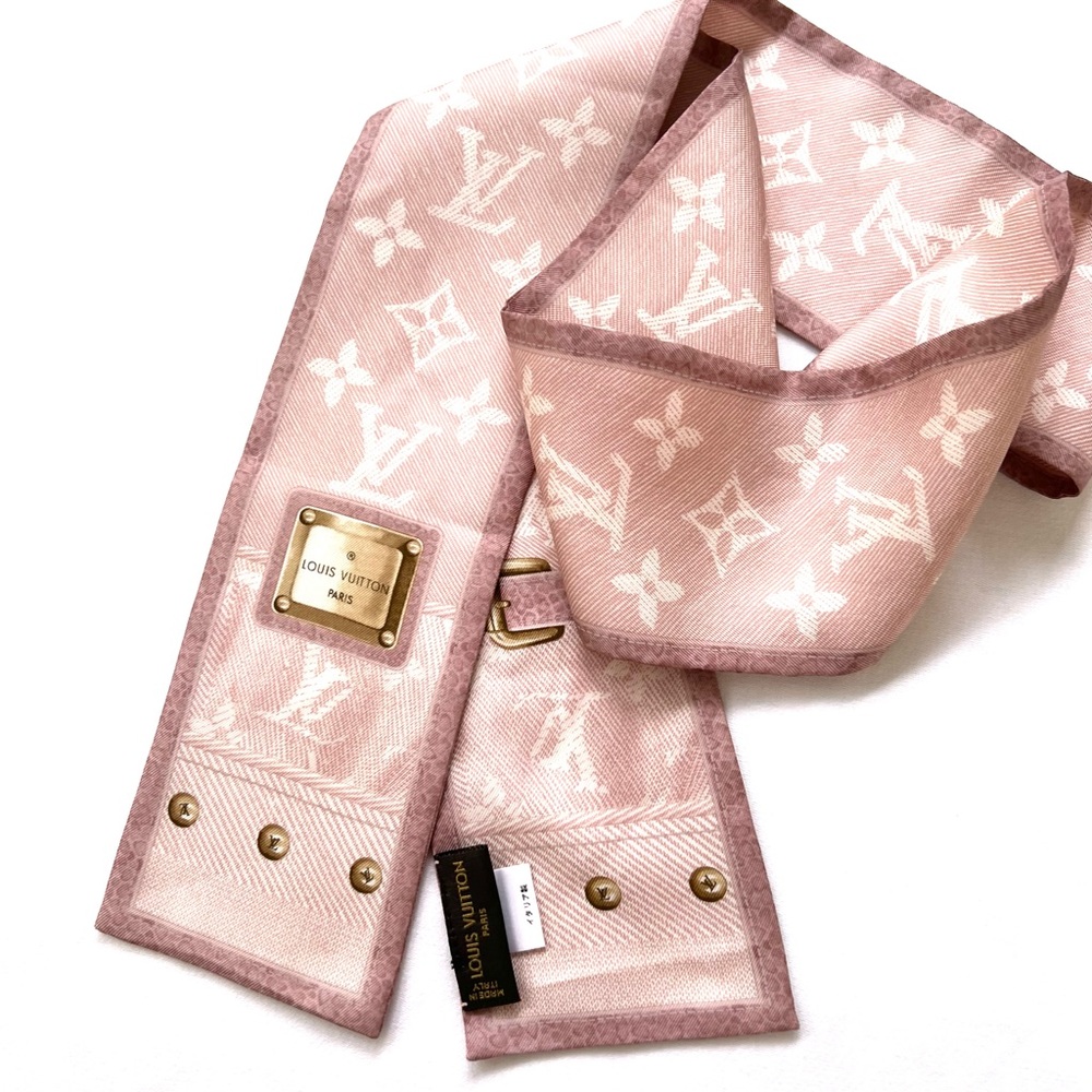 Louis Vuitton Bandeau Monogram Denim Silk